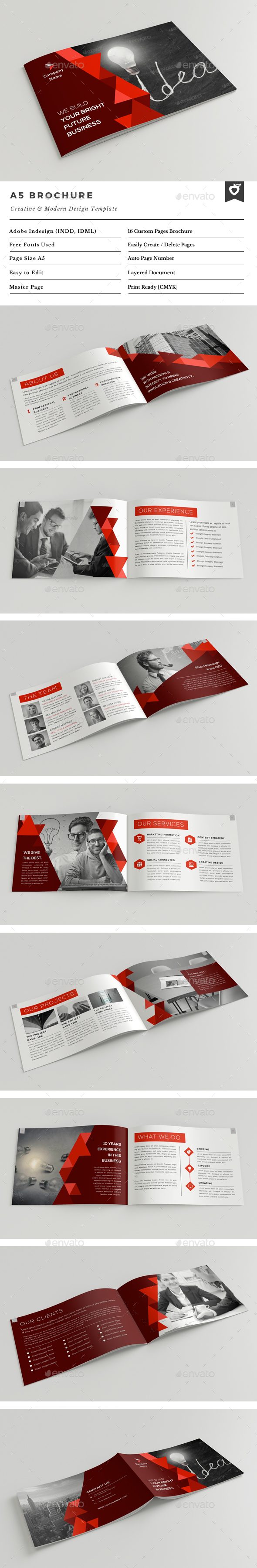 Indesign A5 Booklet Graphics Designs Templates