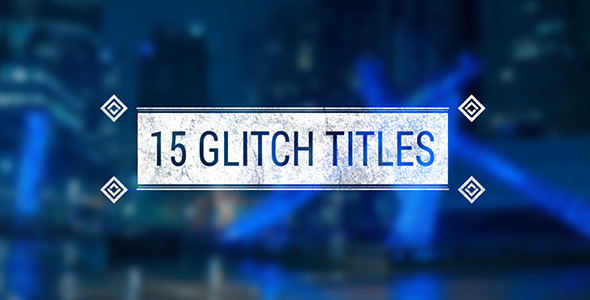 Geometric Glitch Titles