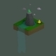 Low Poly Waterfall Landscape - 3DOcean Item for Sale
