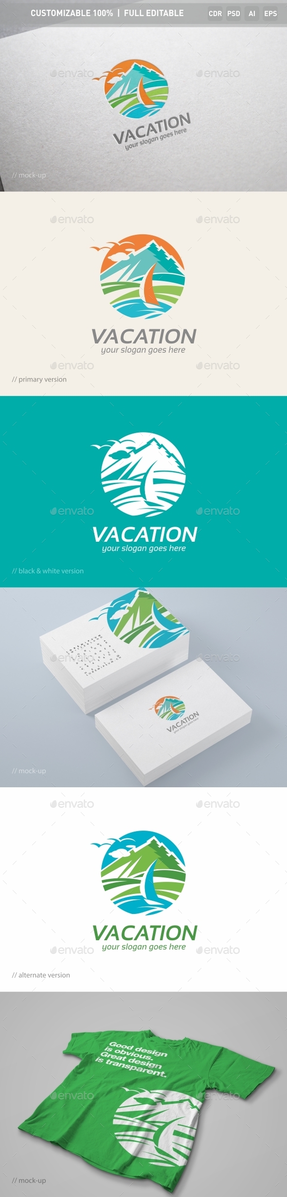 Vacation Logo Template