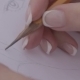 Woman Draws a Portrait - VideoHive Item for Sale