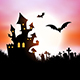 Halloween Haunted House Background - GraphicRiver Item for Sale