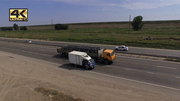 Aerial Footage Over Highway 21