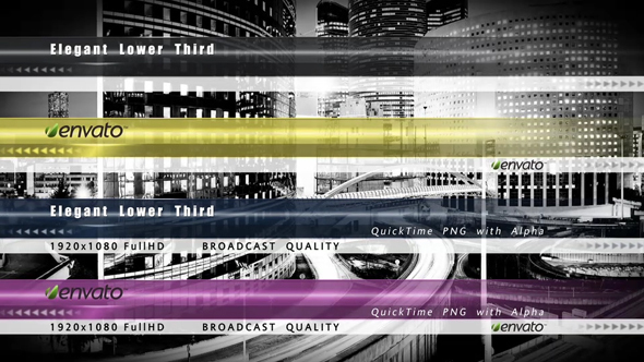 Elegant Lower Third alt