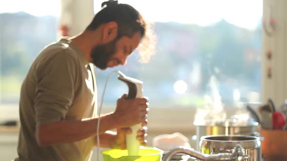Young Couple Preparing Lunch In The Kitchen 6 alt