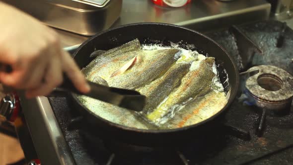 Frying Fish In A Pan 2