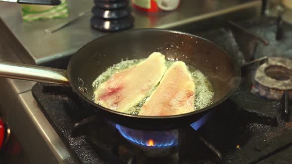 Frying Fish In A Pan 5