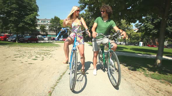 Couple Cycling 1