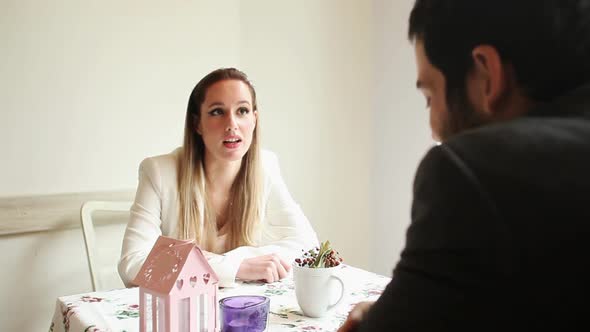 Couple Talking In A Cafe 9 alt