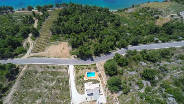 Villa Mir I More In Bol On Island Of Brac, Croatia. 11