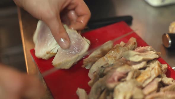 Cutting Chicken Meat 3