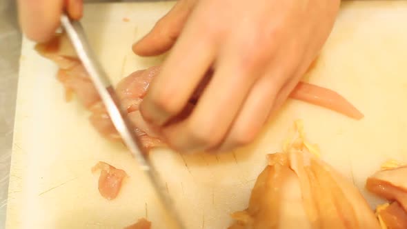 Cutting Chicken Meat 5