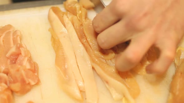Cutting Chicken Meat 7