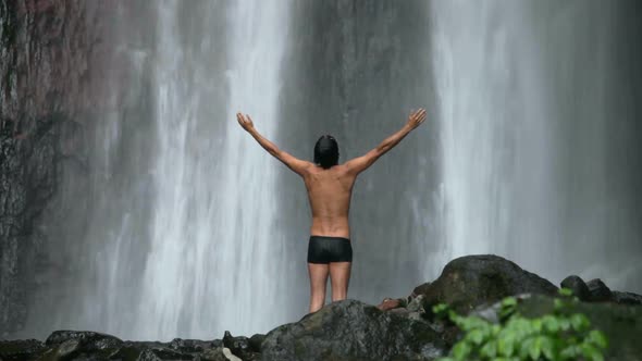 Man At Waterfall 2 alt