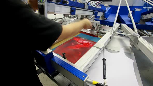 Screen Printing Manufacturing On T-Shirts 10