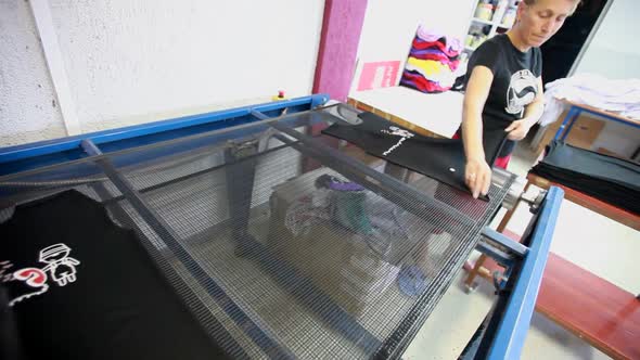 Screen Printing Manufacturing On T-Shirts 4 alt