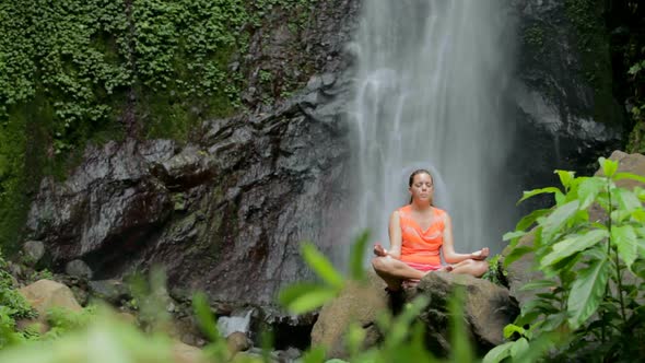 Woman Sitting In Meditation 2