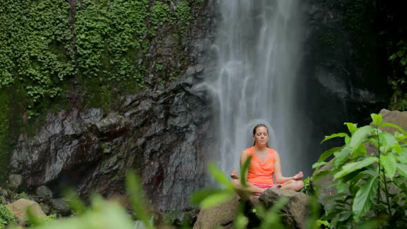 Woman Sitting In Meditation 4