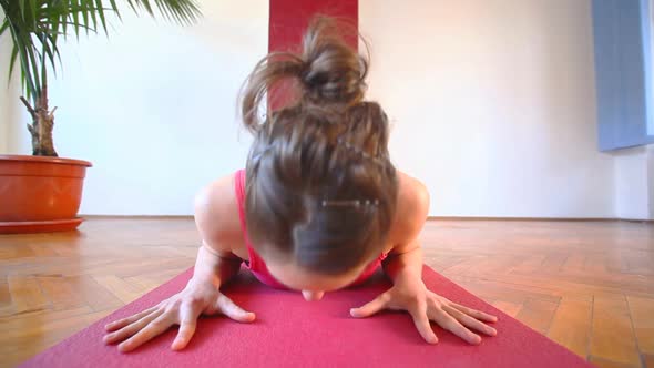 Women Doing Yoga Class In Hall 55 alt