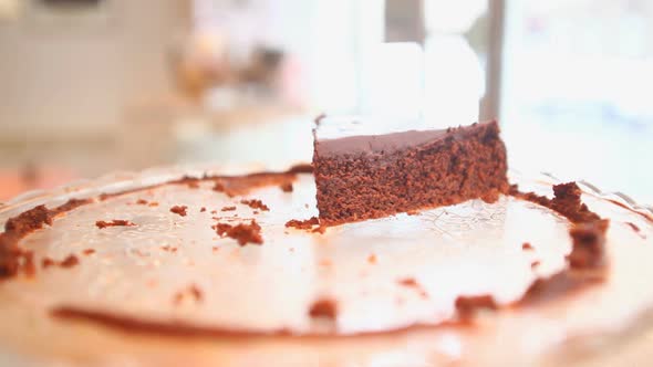 Pan Of Chocolate Cake In Glass Dish 5