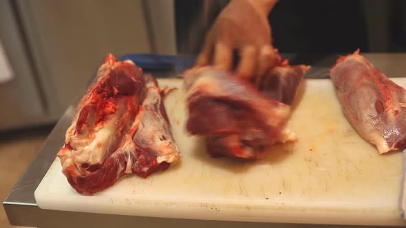 Putting Salt On Meat alt