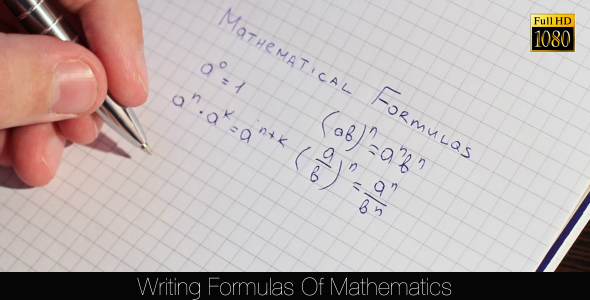 Writing Formulas Of Mathematics 4