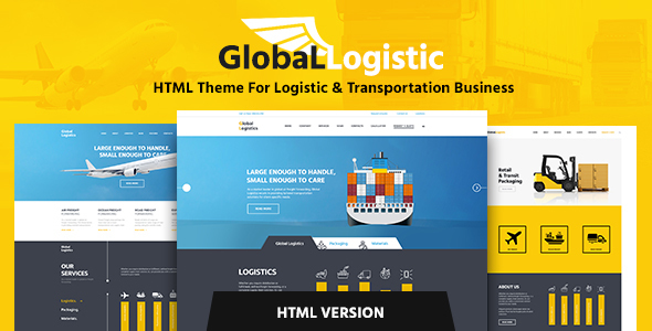 Global Logistics - Transportation HTML Template