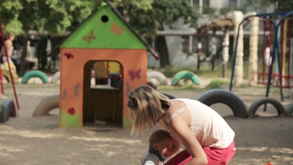 Mother Throws Baby alt