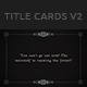 Old Silent Films Title Cards Backgrounds v2 - GraphicRiver Item for Sale
