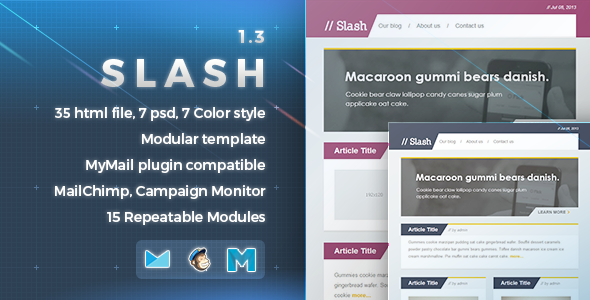 Slash - Responsive E-mail Template