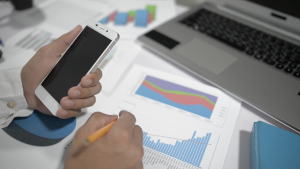 Using Smartphone for Work at Office