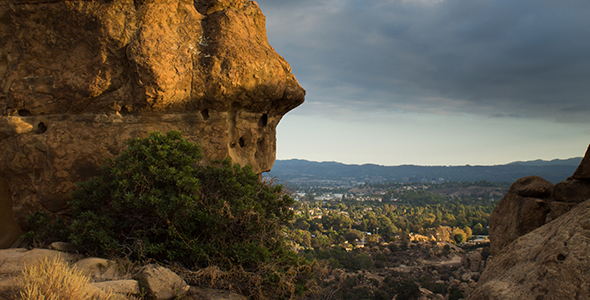 Twilight in the Garden of the Gods