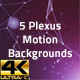 5 Plexus motion backgrounds - VideoHive Item for Sale