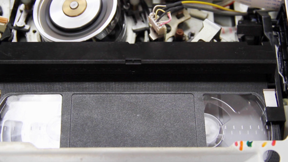 Videotape Into The VCR