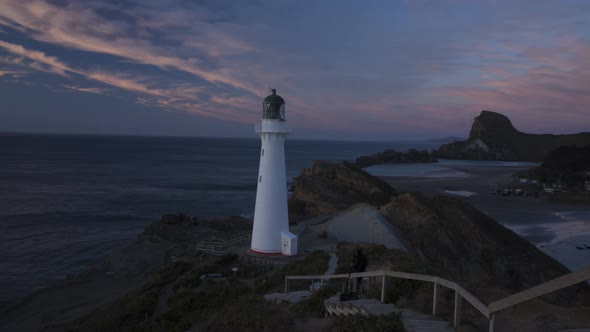 Castlepoint lighthouse timelapse