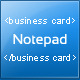 Notepad Business Cards - GraphicRiver Item for Sale