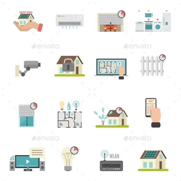 Smart House Icons Set