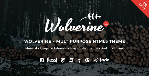 Wolverine - Uniwersalny szablon HTML5