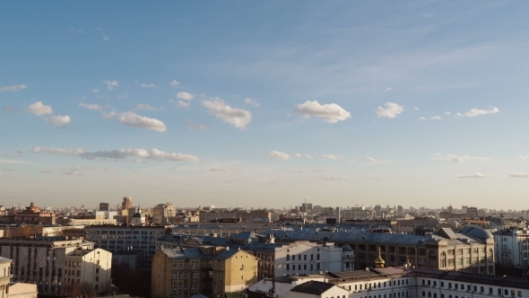 View Of Moscow From The Roof