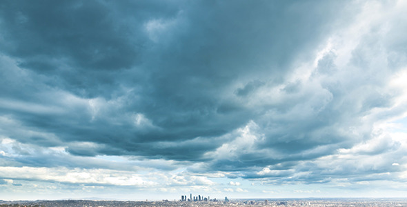 Los Angeles Dark Clouds Hollywood Bowl Overlook alt