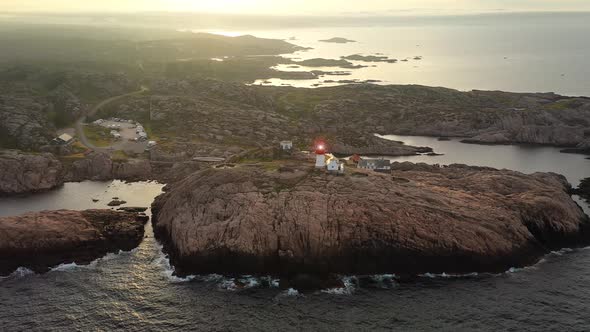 Coastal Lighthouse. Lindesnes Lighthouse Is a Coastal Lighthouse at the Southernmost Tip of Norway.