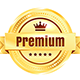 Golden And Silver Premium Quality Badges - GraphicRiver Item for Sale