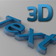 3D Glossy and Modern Text - 3DOcean Item for Sale