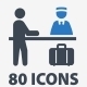 Tourism & Travel Icons - Blue Series - GraphicRiver Item for Sale