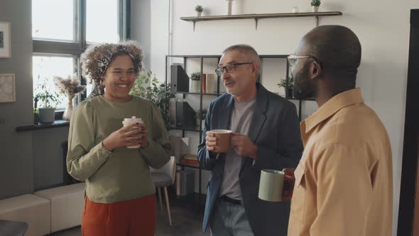 Colleagues Having Coffee Break