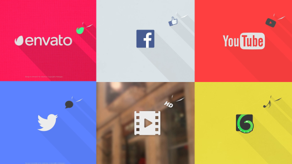 Quick & Simple Flat Logo Reveal alt