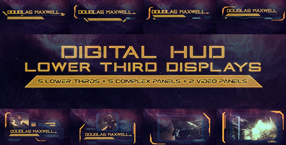 Digital HUD Lower Thirds