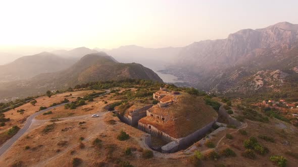 Fort Gorazda on Mount Lovcen Montenegro