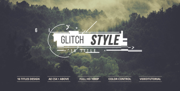 Glitch Style Titles alt