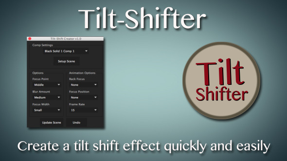 Tilt-Shifter | After Effects Script